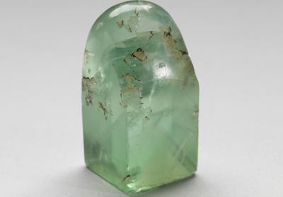 图片[2]-Green crystal seal (non-engraved), Qing dynasty-China Archive